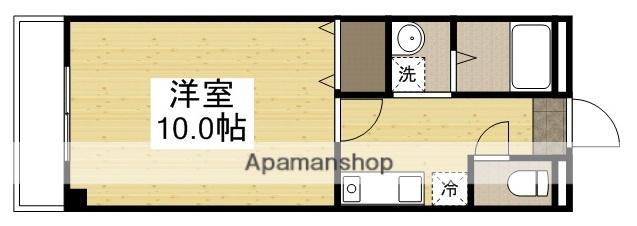 コンフォートケヤキ(1K/4階)の間取り写真