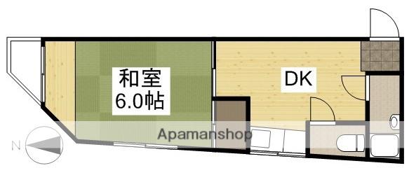 サンコーポ医大(1DK/3階)の間取り写真