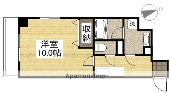 ピアシティ医大東(1K/5階)の間取り写真