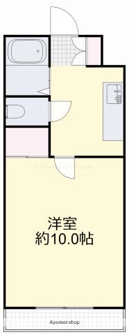 パストラルK(1K/5階)の間取り写真