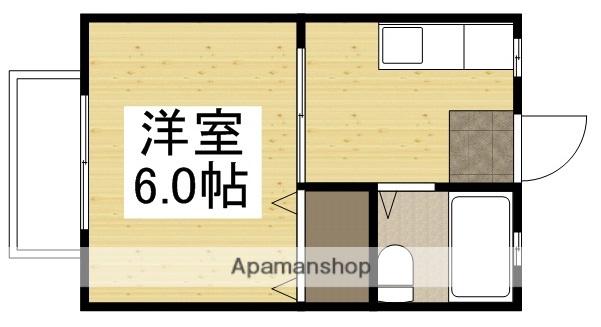 ナショナルサンシティABC(1K/2階)の間取り写真