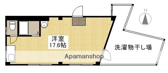 武本ビル(ワンルーム/3階)の間取り写真