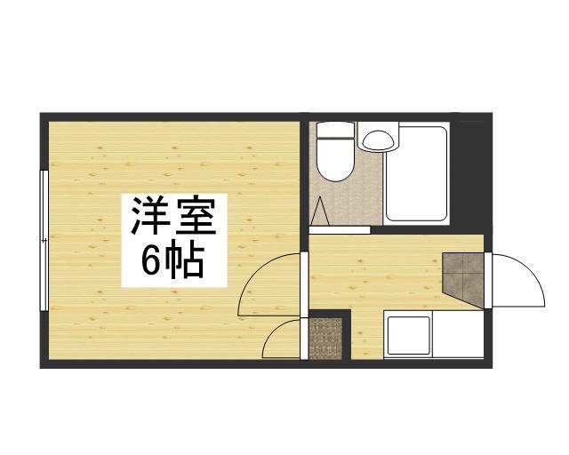 さかいビル(1K/3階)の間取り写真