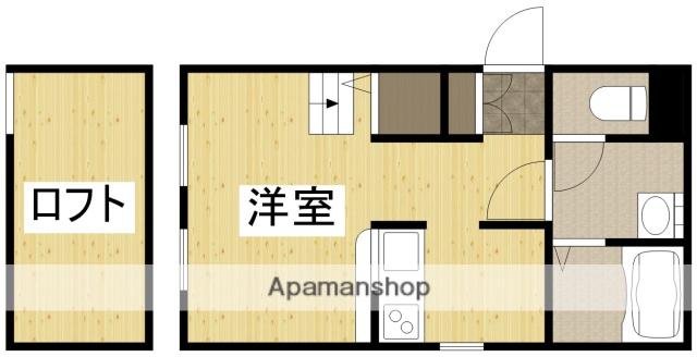 メゾン佛欄西A(ワンルーム/1階)の間取り写真