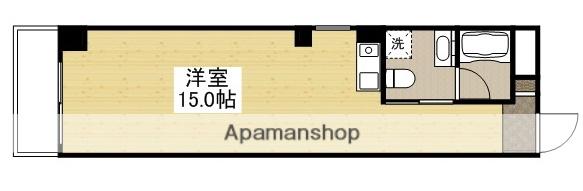 KSビル(ワンルーム/5階)の間取り写真