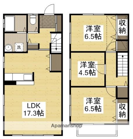 メゾン美和(3LDK)の間取り写真