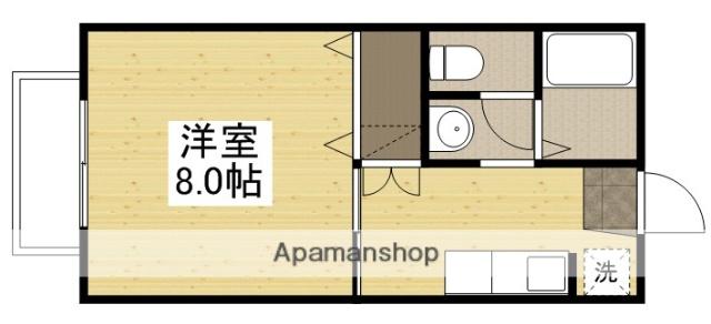 アルバビエントC(1K/1階)の間取り写真