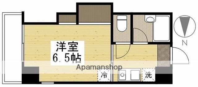 KSB 大供(1K/5階)の間取り写真