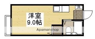 コーポ ルミナス B(ワンルーム/2階)の間取り写真