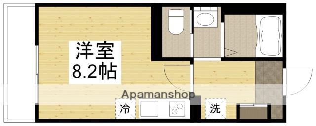 学南町マンション(ワンルーム/2階)の間取り写真