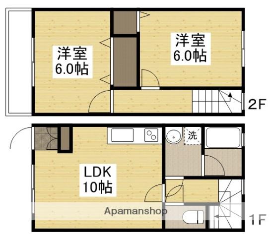 エンドレスⅢ　(2LDK)の間取り写真