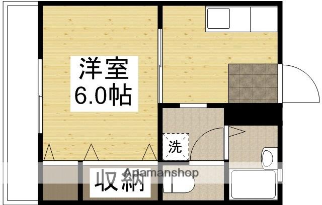 プチ・プラージュA棟(1K/1階)の間取り写真