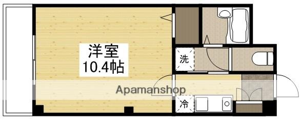 さぼうる住吉(1K/1階)の間取り写真