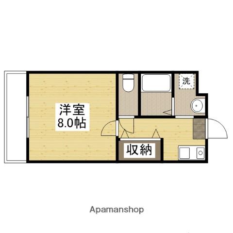 ソフィア今(1K/1階)の間取り写真