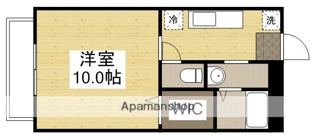 CAFETERIAWAKEⅢ(1K/1階)の間取り写真