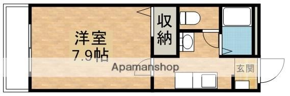 フィネス昭和町Ⅱ(1K/4階)の間取り写真