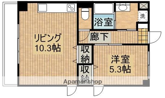 アーバンスタイル(1LDK/1階)の間取り写真