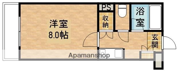 イマージュ・シャトー(1K/3階)の間取り写真