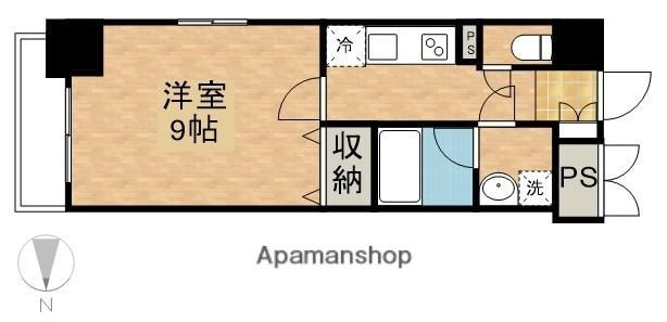 THE MODERN岡山駅前(1K/9階)の間取り写真