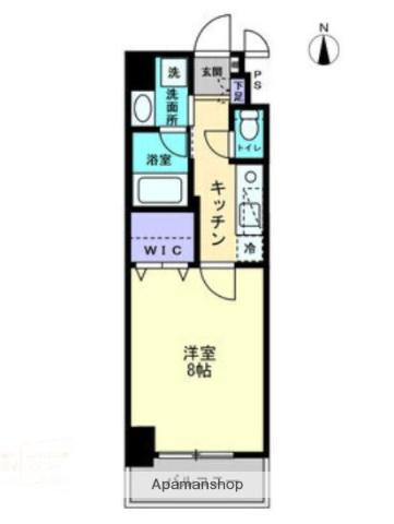 アルファレガロ南中央町(1K/10階)の間取り写真