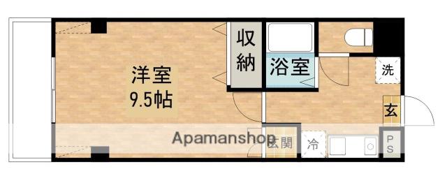 アクティハイム矢吹(1K/2階)の間取り写真