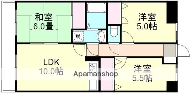 WILLIAM3(3LDK/1階)の間取り写真
