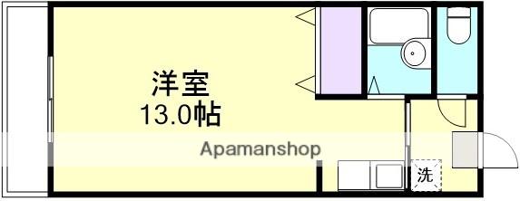 グランデヒル(ワンルーム/3階)の間取り写真