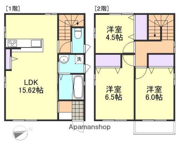 水島臨海鉄道 栄駅(岡山) 徒歩7分 2階建 築11年(3LDK)の間取り写真