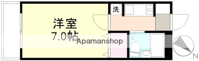 セキホウ倉敷(1K/2階)の間取り写真