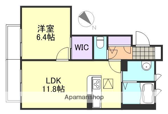 レガーロ(1LDK/1階)の間取り写真