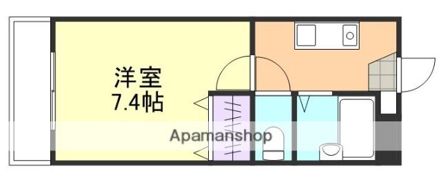 アルスアイパワー(1K/3階)の間取り写真