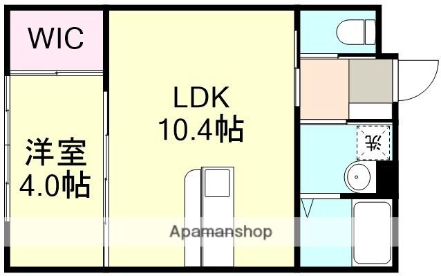 VILLARTE(1LDK/2階)の間取り写真