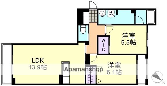 ファーストクラス(2LDK/3階)の間取り写真