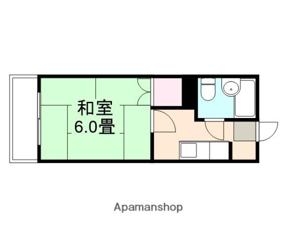 スマイルメゾン大島(1K/3階)の間取り写真