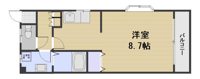 スバル神田(1K/1階)の間取り写真