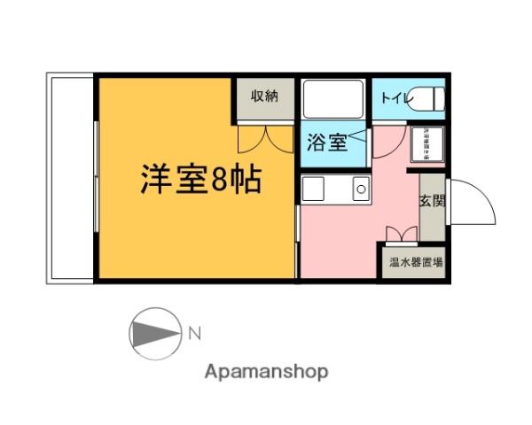 ライフコート(1K/3階)の間取り写真