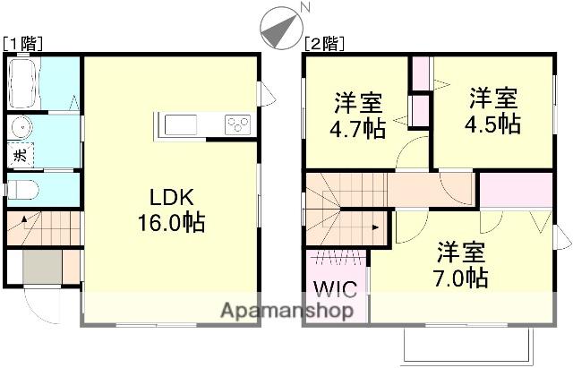 水島臨海鉄道 西富井駅 徒歩36分 2階建 築17年(3LDK)の間取り写真