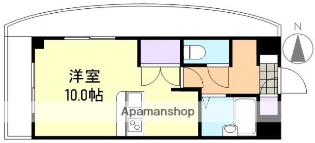 ジュネス天領Ⅱ(ワンルーム/3階)の間取り写真