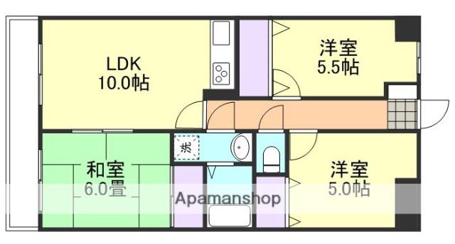 WILLIAM3(3LDK/2階)の間取り写真