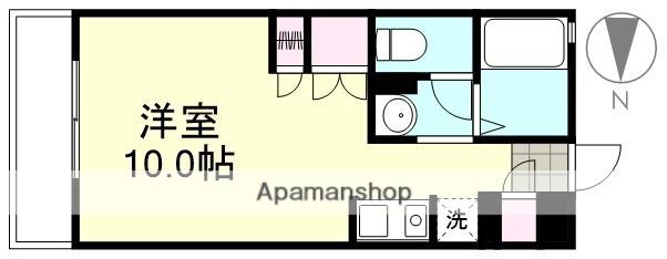 アサヒコーポⅠ(1K/2階)の間取り写真