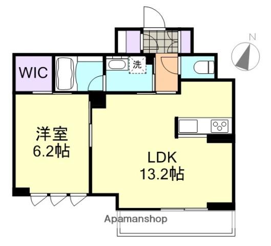 エクセレンテ(1LDK/1階)の間取り写真