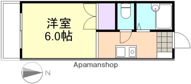 ピッコラ カーサ(1K/2階)の間取り写真