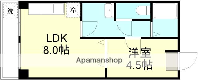 ACE弐番館(1LDK/2階)の間取り写真
