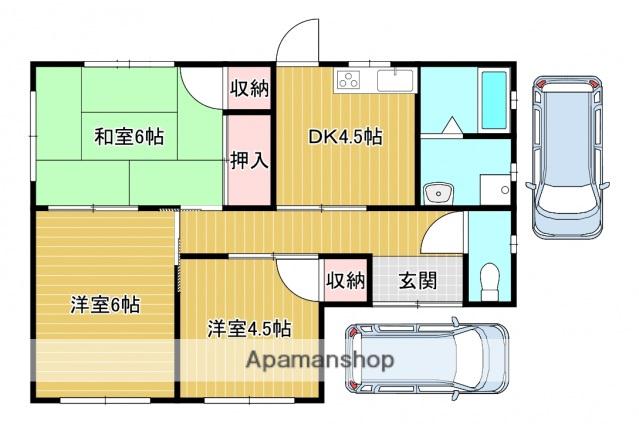 水島臨海鉄道 球場前駅(岡山) 徒歩16分 1階建 築40年(3K)の間取り写真