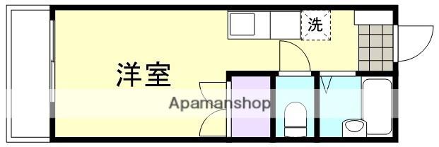 ハイツ アイン(ワンルーム/2階)の間取り写真