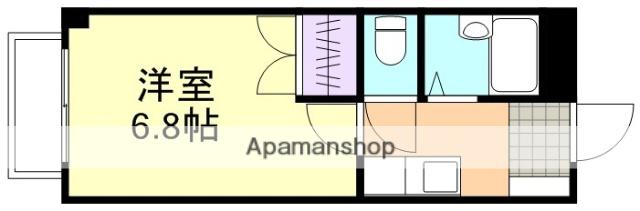 ニューシティアベニュ-A(1K/2階)の間取り写真