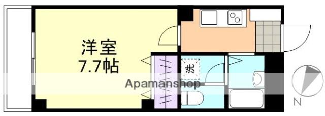 NMB.B.新倉敷(1K/2階)の間取り写真