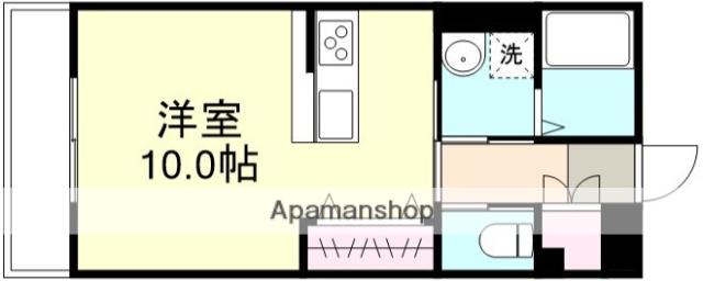 プロスペリテ(ワンルーム/1階)の間取り写真