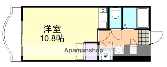 トムキャット101(ワンルーム/3階)の間取り写真