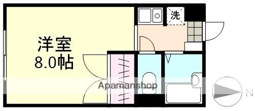 SEAS(1K/1階)の間取り写真